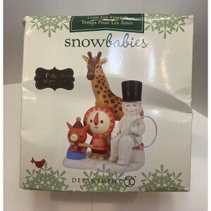 Department 56 Snowbabies Time for Friends 6009148 FAO Schwartz 2021 Dept Giraffe